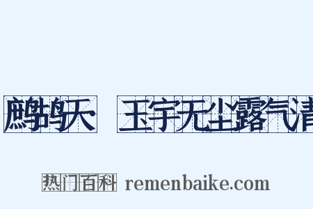 鹧鸪天·玉宇无尘露气清是什么意思的图片